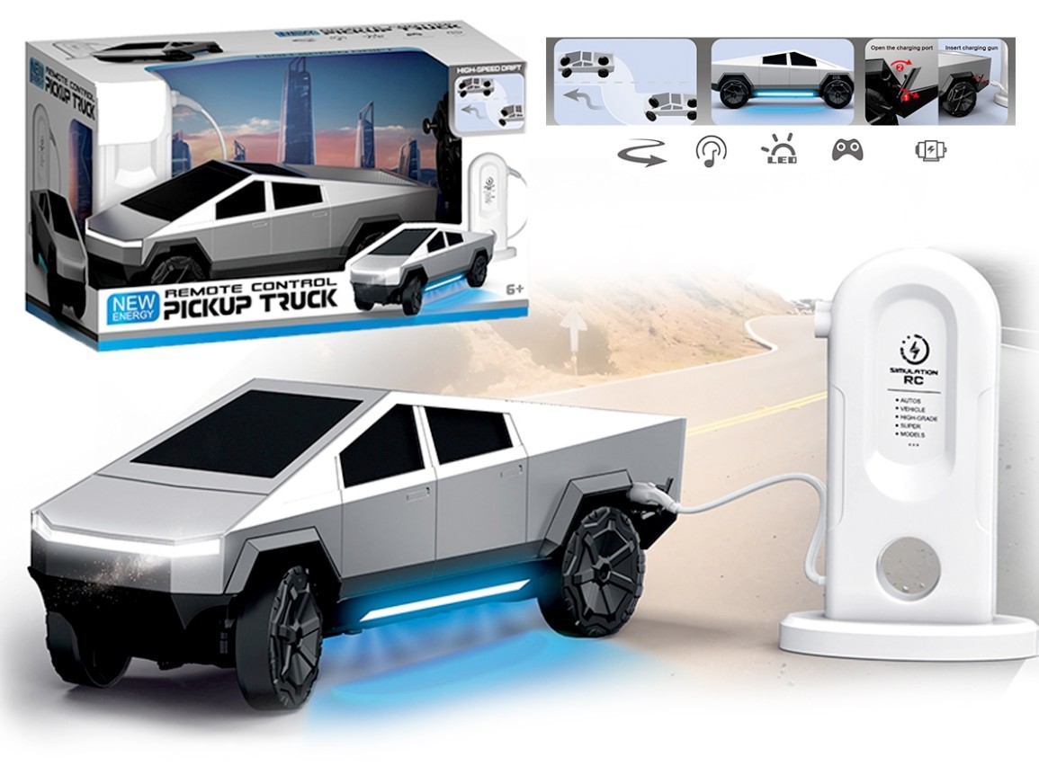Auto futurystyczne R/C ze stacją ładowania 