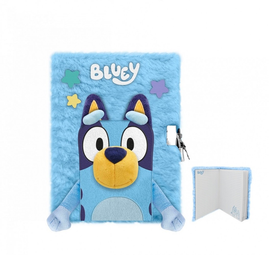 Pamiętnik pluszowy 3D A5 Bluey 