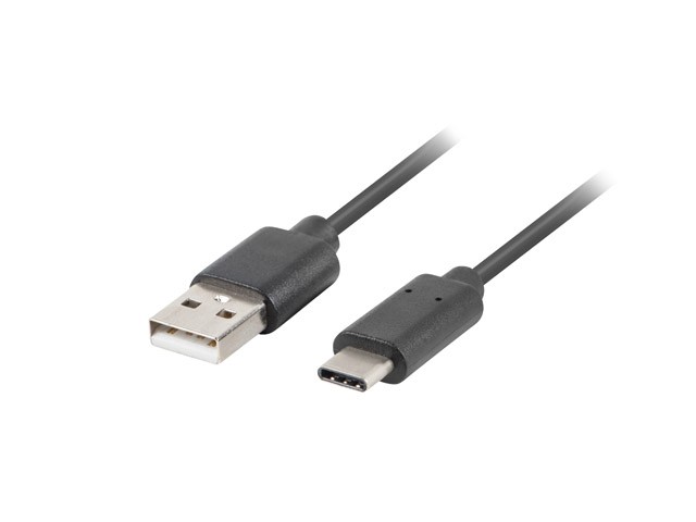 Kabel USB CM - AM 2.0 0.5m czarny 