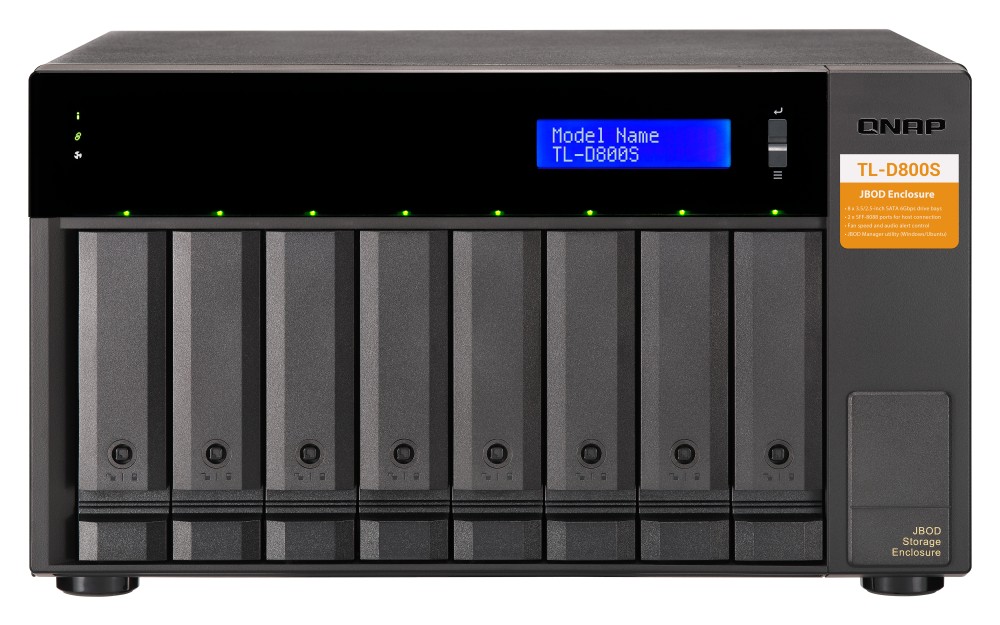 Obudowa TL-D800S-EU 8 wnęk 3.5 cala SATA HDD JBOD 