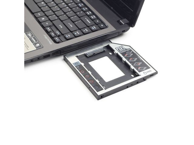 Adapter HDD ramka 5,25'' na 2,5'' Slim 12mm 