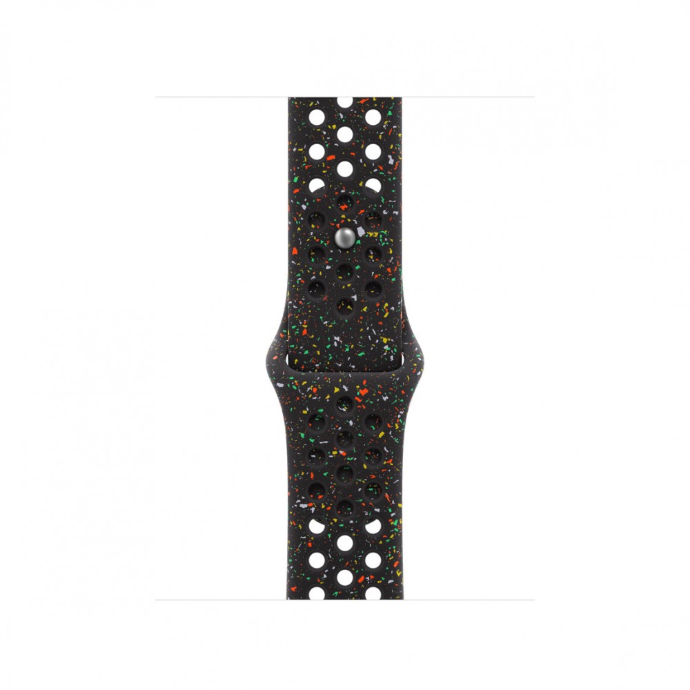 Pasek sportowy Nike w kolorze nocnej czerni do koperty 42 mm - rozmiar S/M
