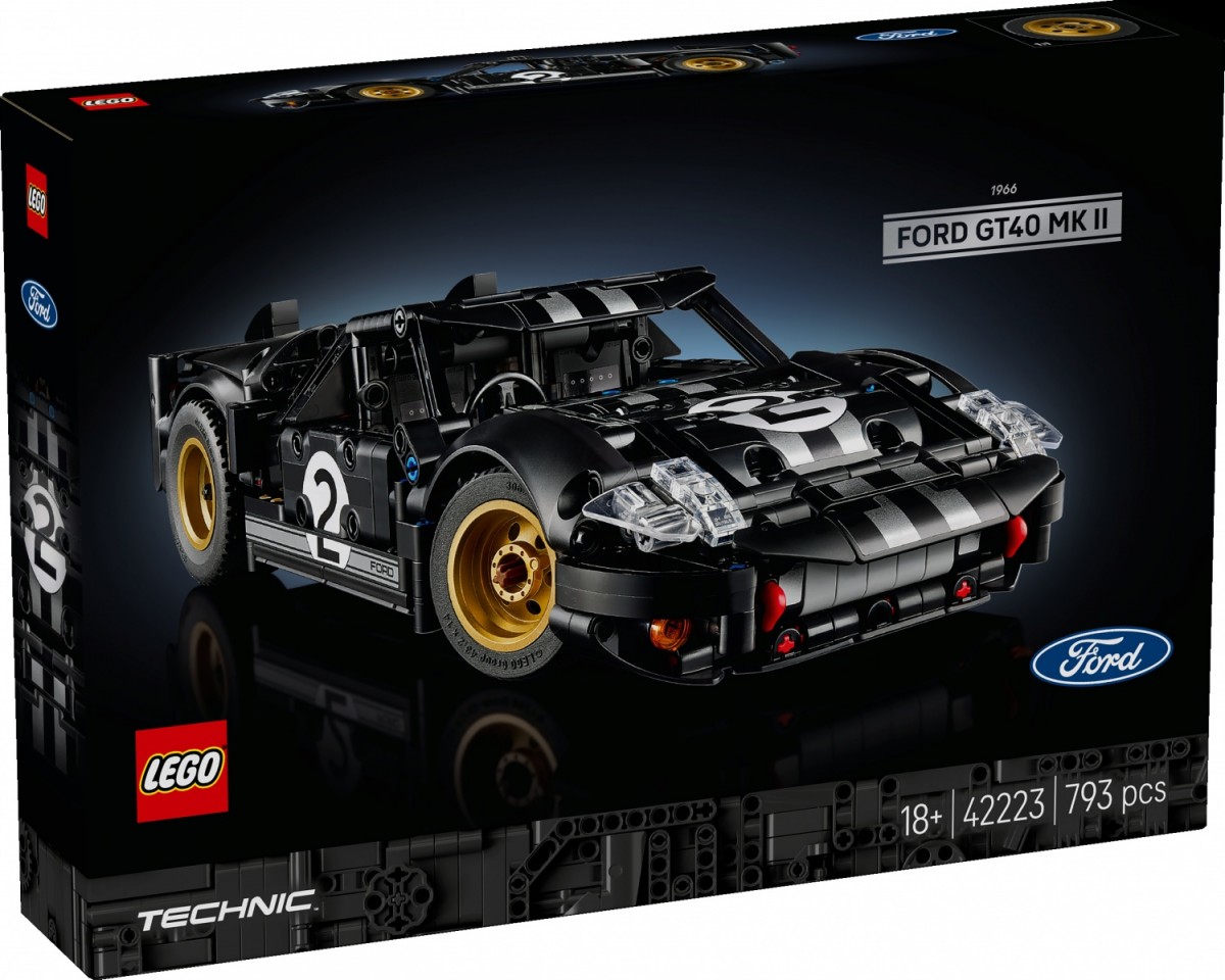 Klocki Technic 42223 Samochód wyścigowy 1966 Ford GT40 MKII