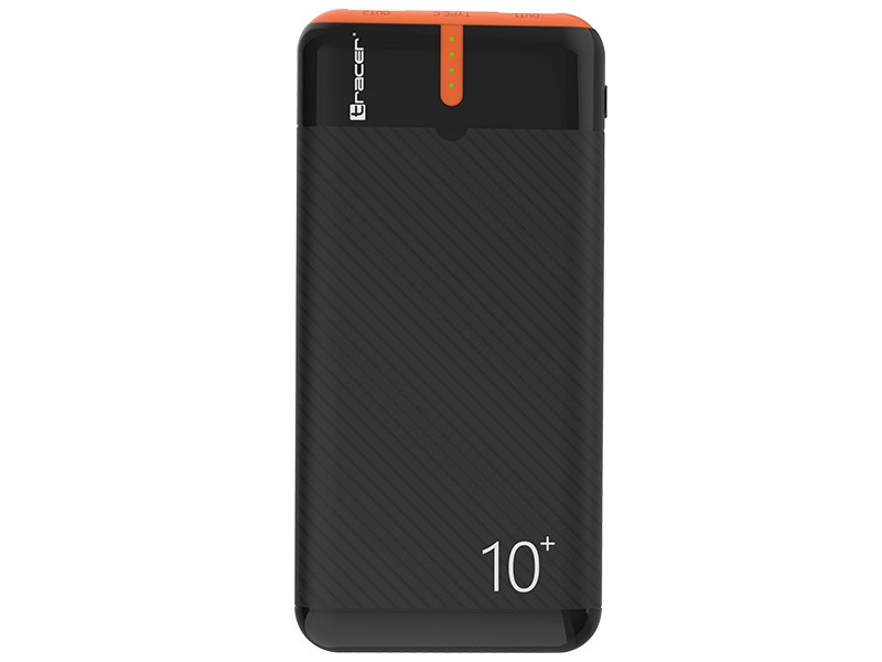 PowerBank EnerGo 10000mAh czarno-pomarańczowy