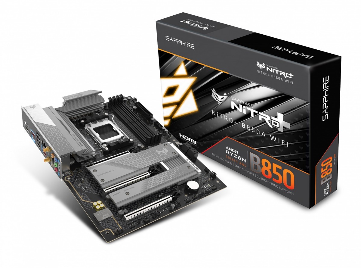 Płyta główna NITRO+ B850A WIFI7 AM5 4DDR5 mATX 