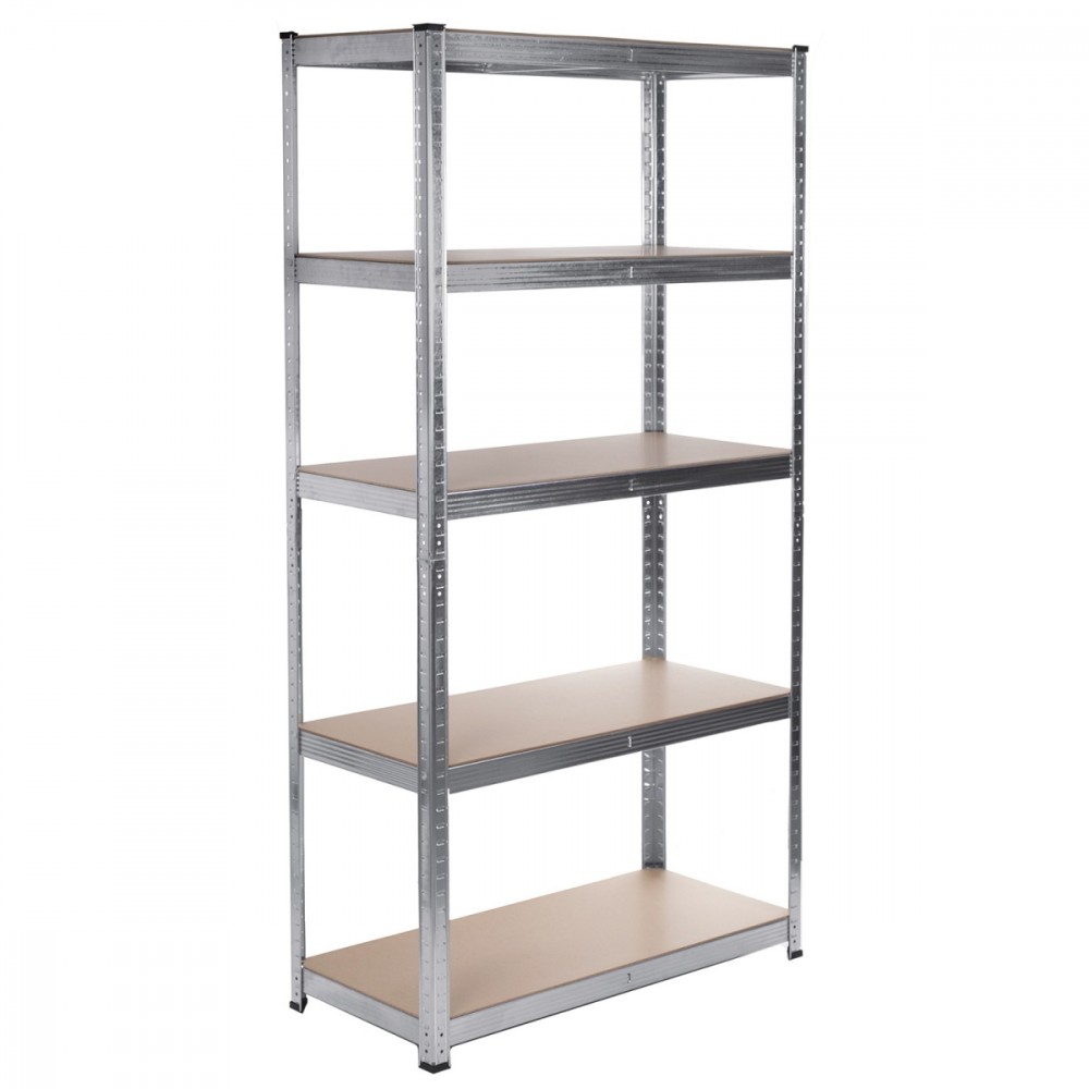 Regał magazynowy metalowy szafka 175 kg x5  ocynk rozkładany MDF GB378 