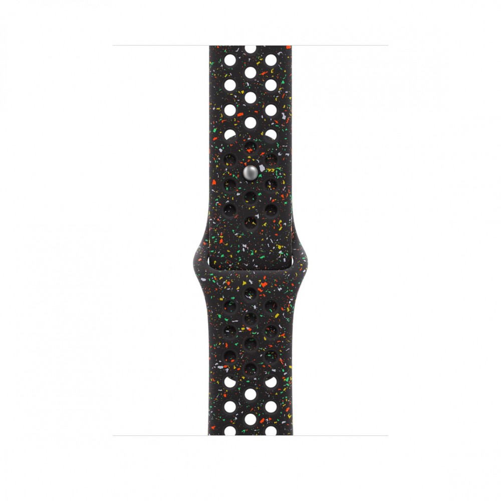 Pasek sportowy Nike w kolorze nocnej czerni do koperty 46 mm - rozmiar M/L