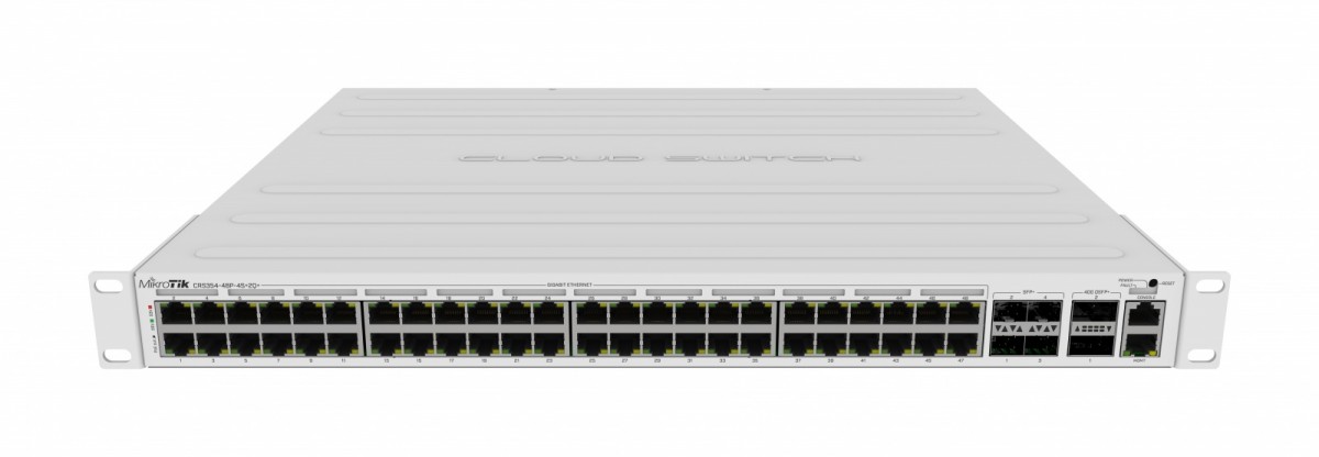 Przełącznik 48xGbE4 SFP+ CRS354-48P-4S+2Q+RM 