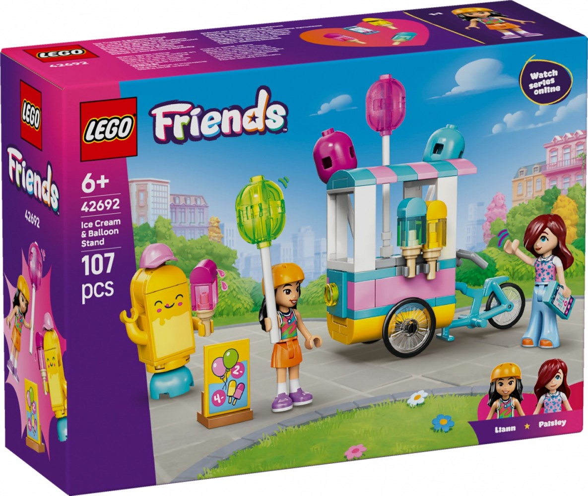 Klocki Friends 42692 Stoisko z lodami i balonami