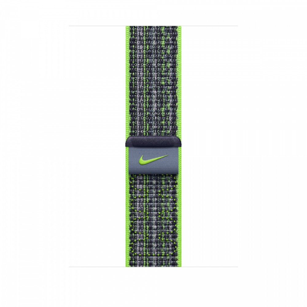Opaska sportowa Nike w kolorze jasnozielonym/niebieskim do koperty 45 mm