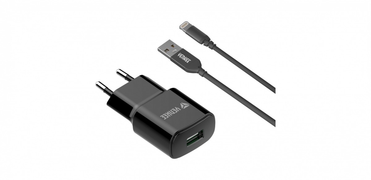 Ładowarka sieciowa USB + kabel Lightning 1 metr USB A 12W 2,4A 