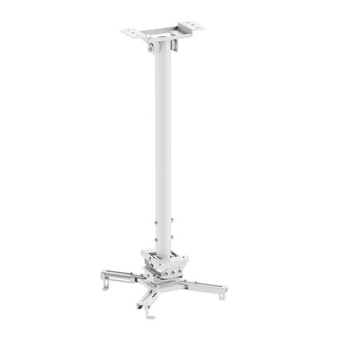 Uchwyt sufitowy do projektora CL25-550WH1 h:74,5-114,5 cm biały