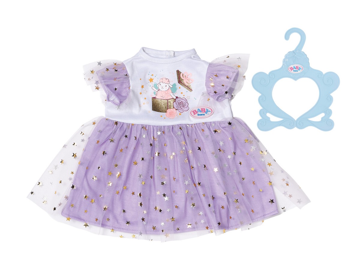 Baby Born Fioletowa sukienka tutu dla lalki 43 cm