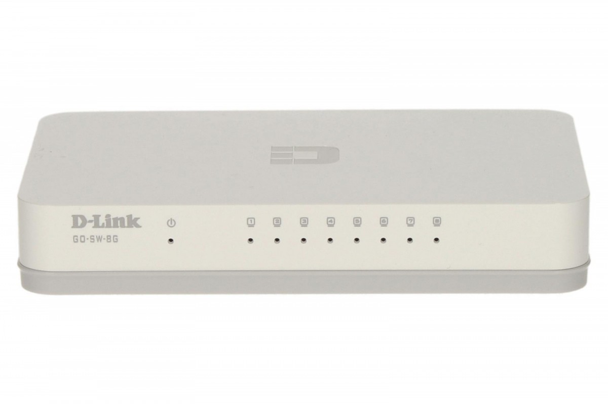 switch 8-port 8xGbE