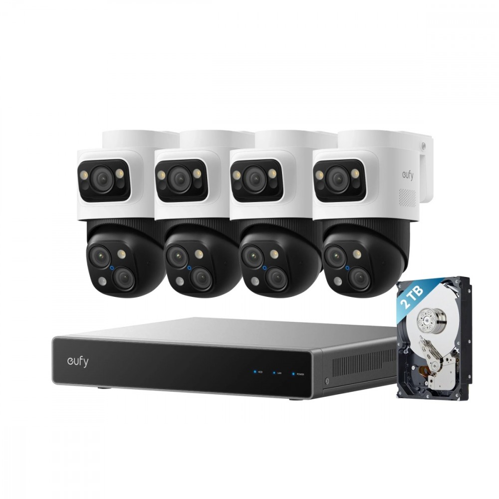 Zestaw do monitoringu eufy NVR S4 Max Biały