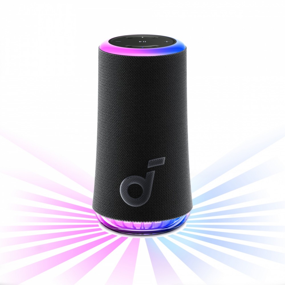 Głośnik Soundcore Glow RGB USB-C Bluetooth czarny