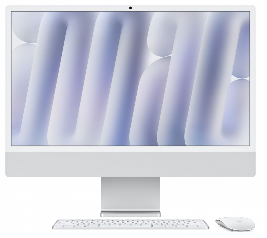 iMac 24 cale: M4 10/10, 24GB, 512GB SSD - Srebrny
