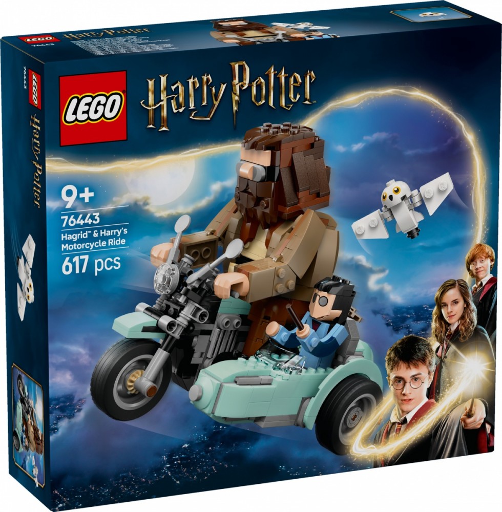 Klocki Harry Potter 76443 Przejażdżka motocyklowa Hagrida i Harry'ego 