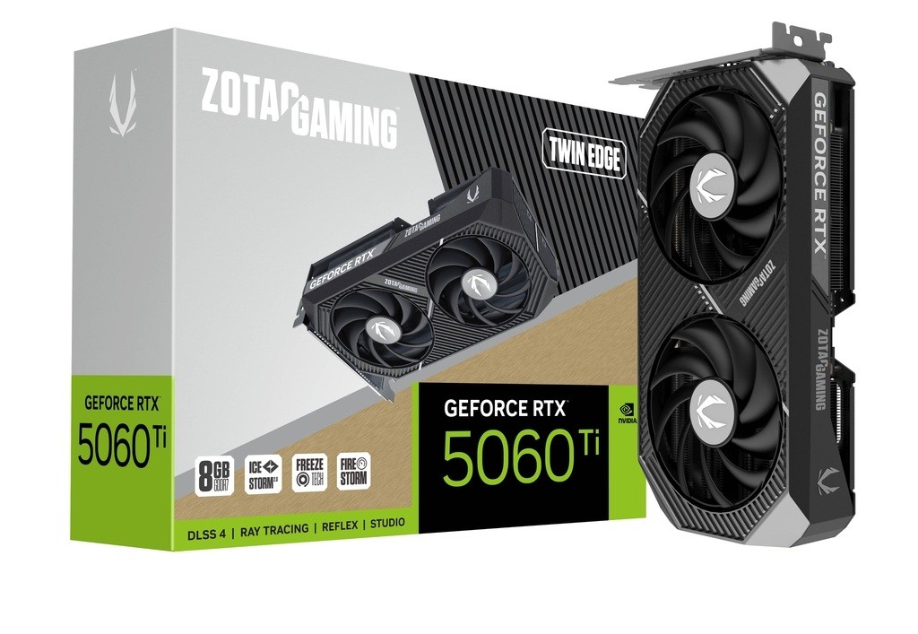 Karta graficzna GeForce RTX 5060 Ti 8GB TWIN EDGE GDDR7 128bit