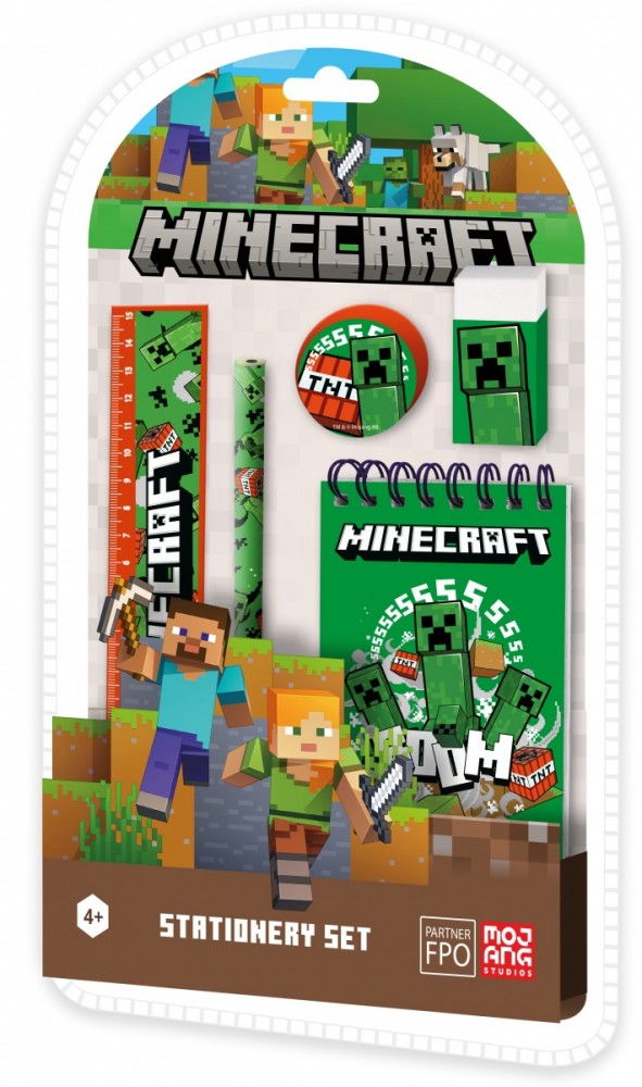 Zestaw piśmienniczy Minecraft