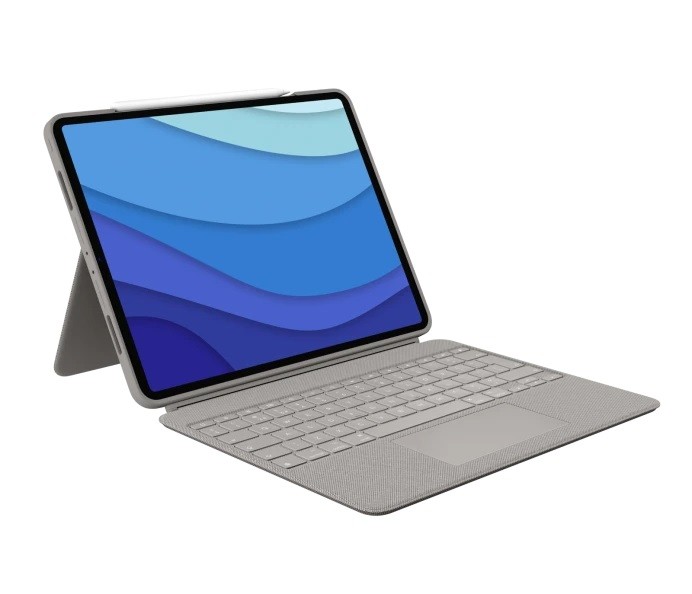 Etui z klawiaturą Combo Touch iPad Pro 12,9 cala 5 generacji piaskowy UK 