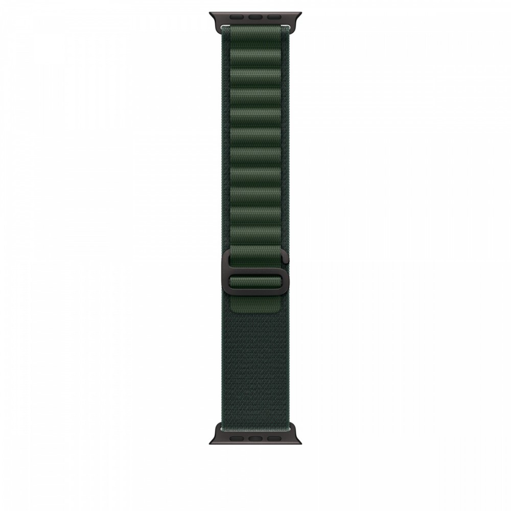 Opaska Alpine w kolorze ciemnozielonym do koperty 49 mm - rozmiar S - elementy z tytanu w kolorze czarnym