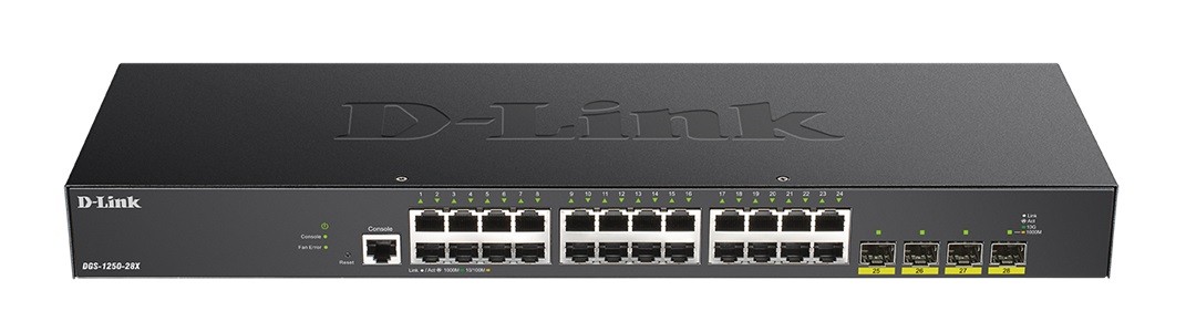 Przełącznik DGS-1250-28X 24GE 4SFP+ 