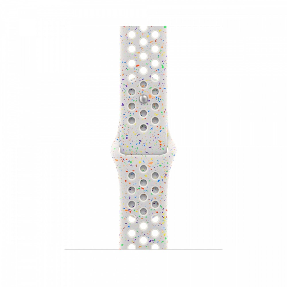 Pasek sportowy Nike w kolorze czystej platyny do koperty 46 mm - rozmiar S/M