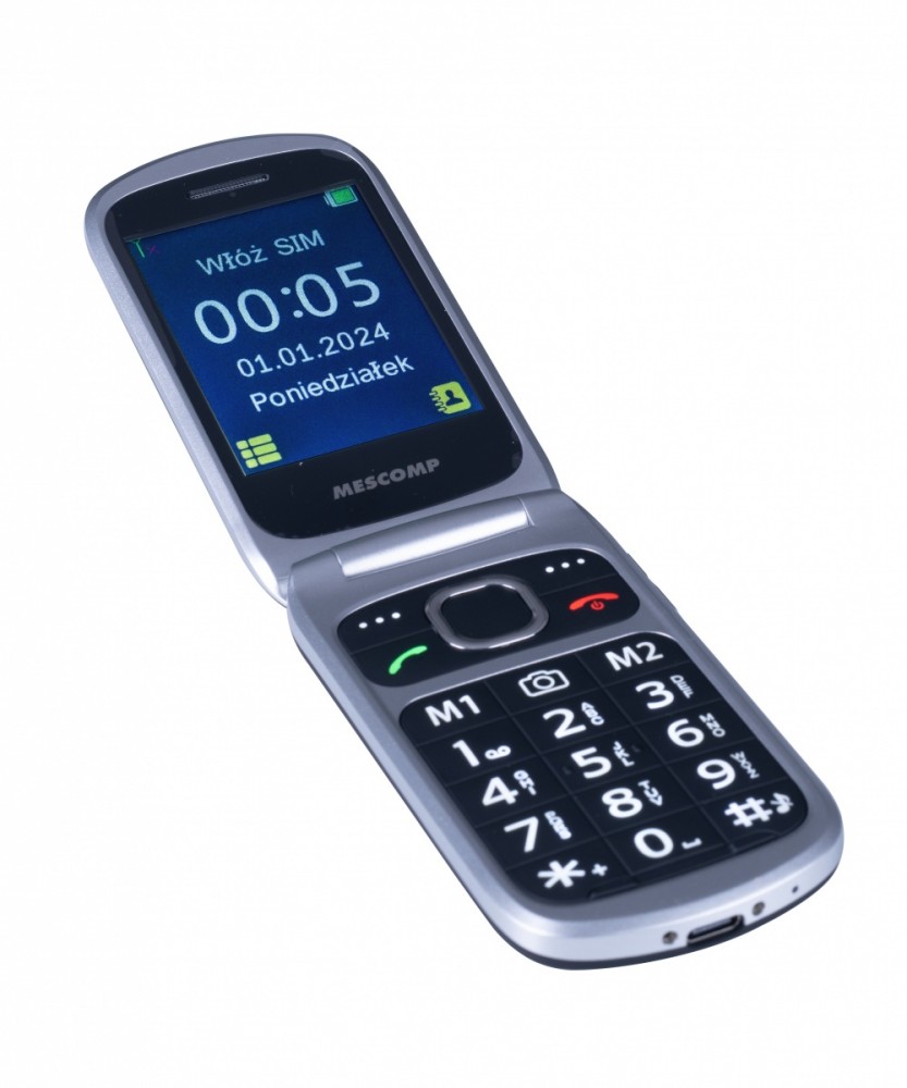 Telefon komórkowy z klapką dla seniorów MT-184 BRUNO 4G