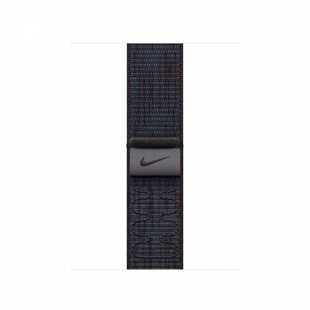 Opaska sportowa Nike w kolorze czarnym/niebieskim do koperty 40 mm