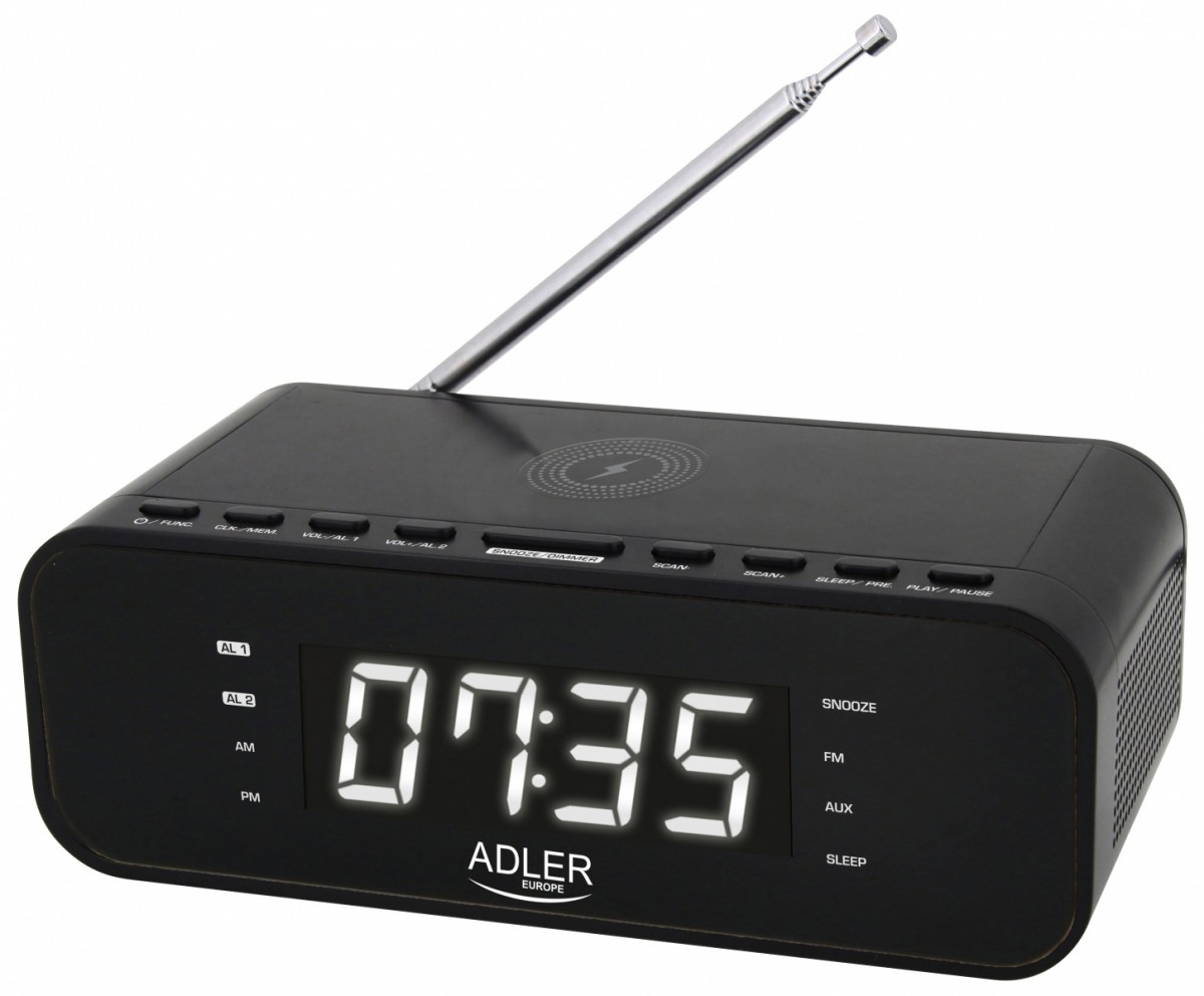 Radiobudzik AD 1192B czarny 