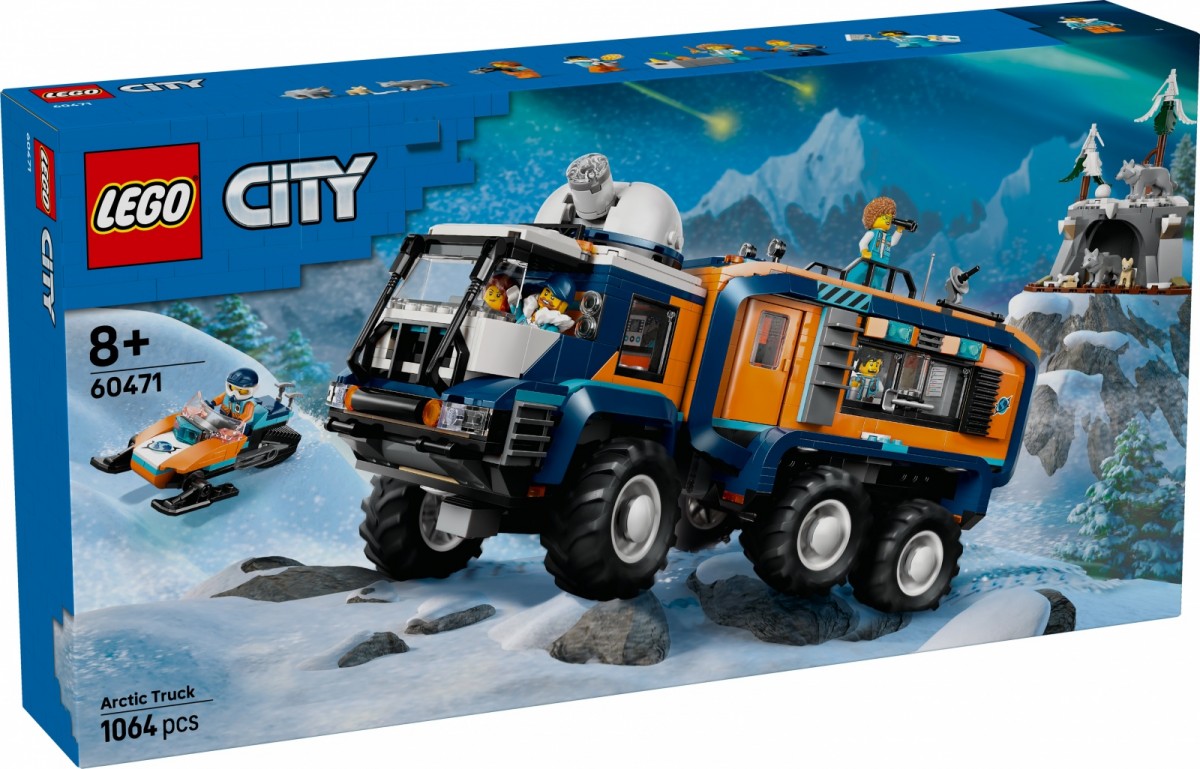 Klocki City 60471 Ciężarówka z laboratorium arktycznej odkrywczyni 