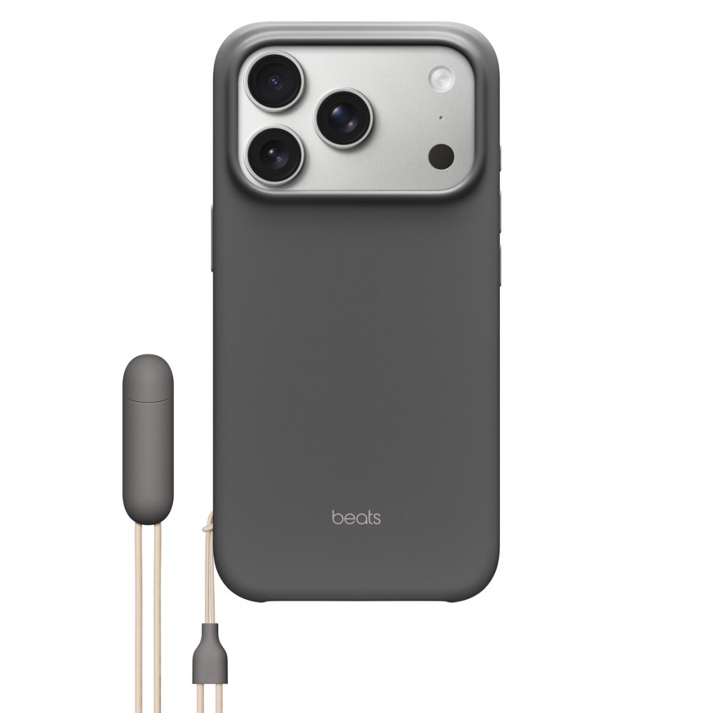 Etui z podpórką Beats Kickstand zgodne z MagSafe i panelem Sterowanie aparatem do iPhonea 17 Pro - szafirowy szary
