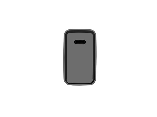 Ładowarka sieciowa Ribera 1x USB-C 20W Czarna 