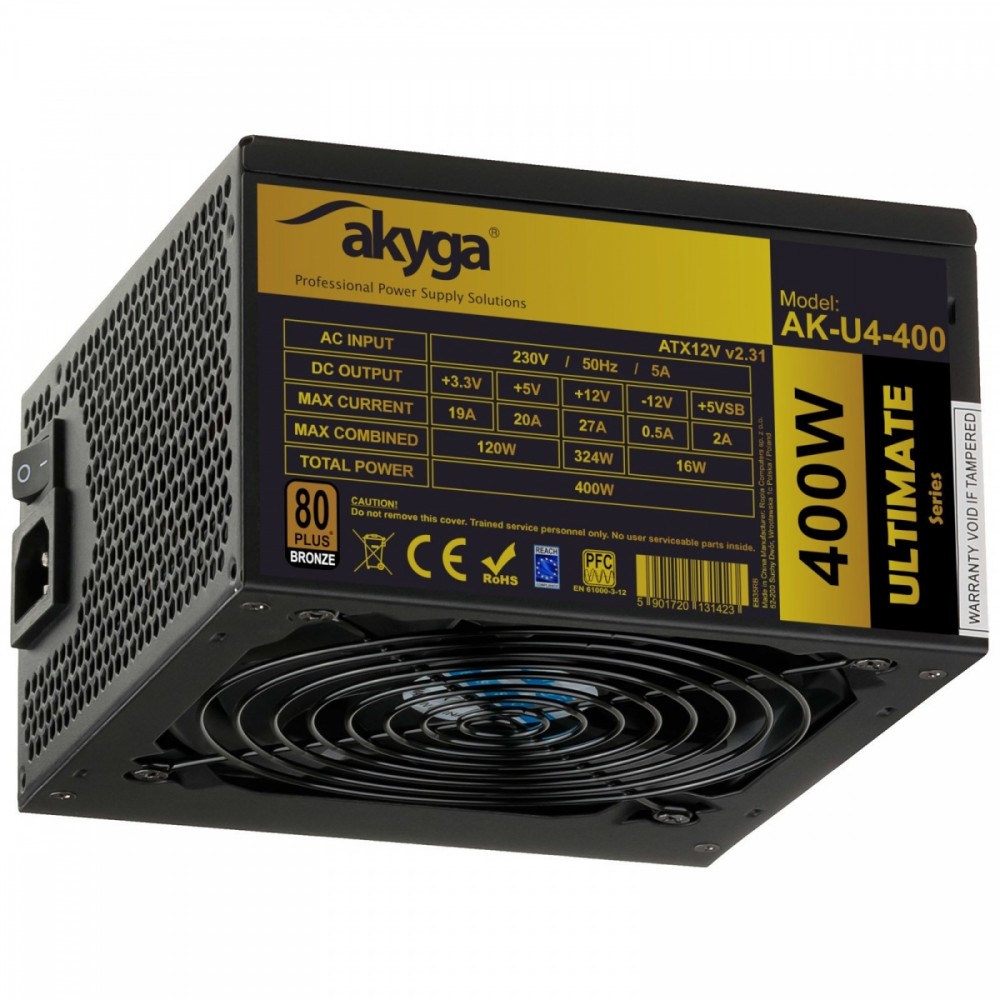 Zasilacz ATX AK-U4-400 400W 80+ Bronze