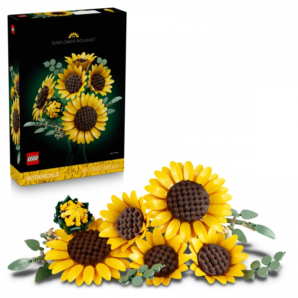 Klocki Botanicals 11502 Bukiet słoneczników 