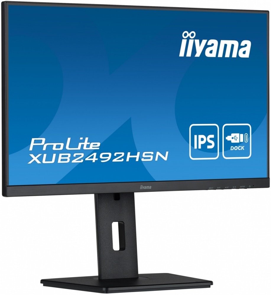 Monitor 24 cale XUB2492HSN-B5 IPS,USB-C Dock,HDMI,DP,DaisyChain,HAS