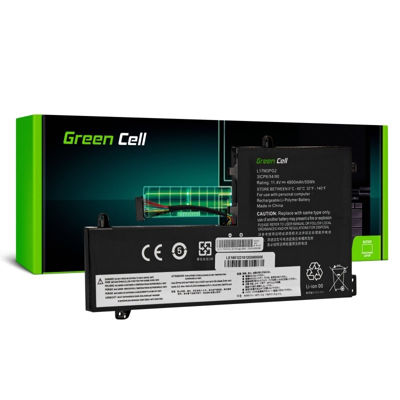 Bateria L17M3PG1 L17M3PG3 11,4V 4800mAh do Lenovo Legion Y530 