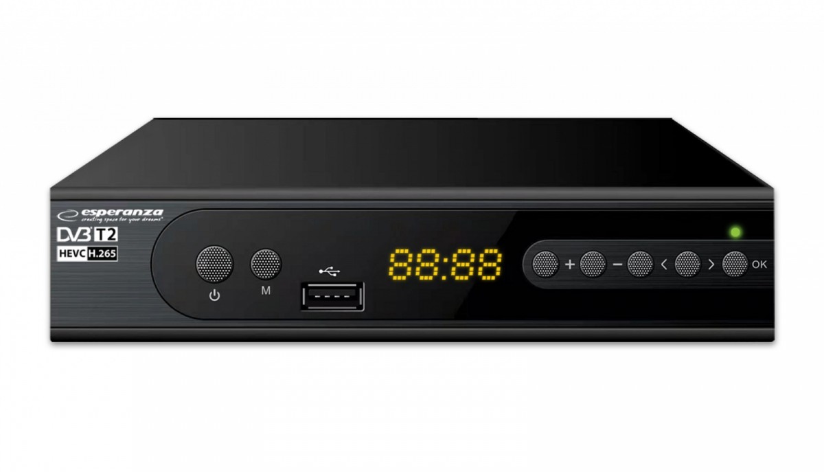 Tuner EV106 DVB-T/T2 H.265/HEVC 