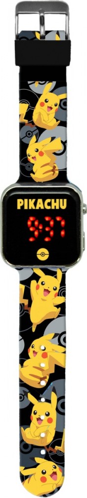 Zegarek LED z kalendarzem Pokemon 