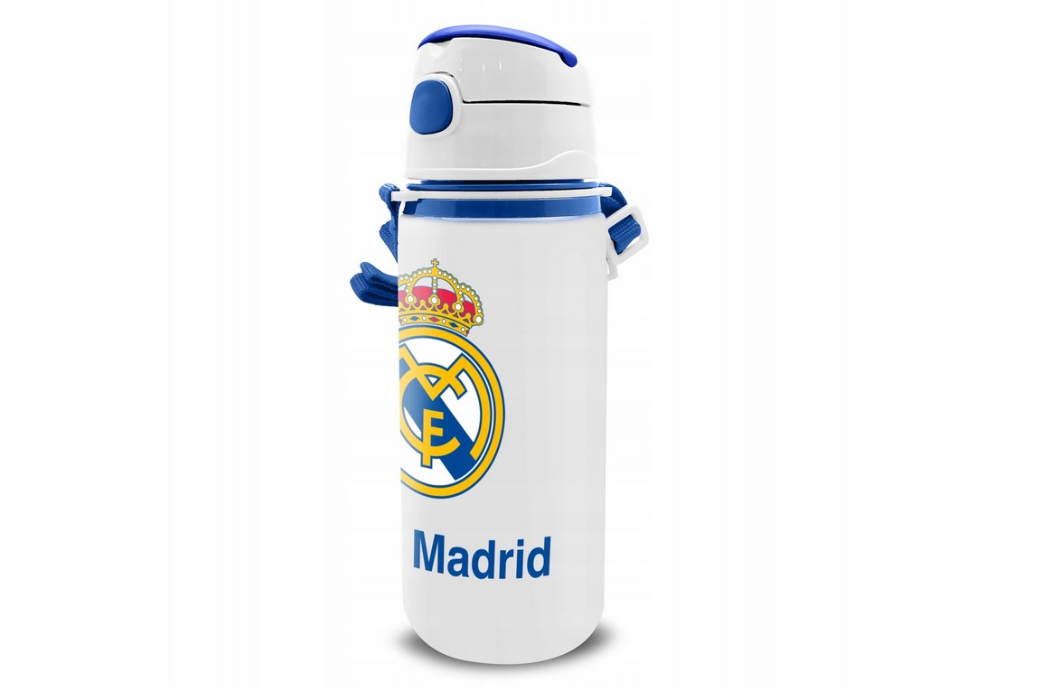 Bidon aluminiowy 600ml Real Madryt 