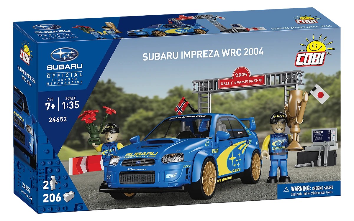 Klocki Subaru Impreza WRC 2004 206 klocków