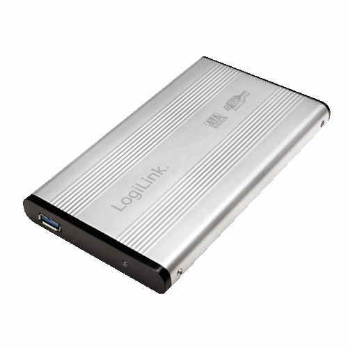 Obudowa do HDD 2,5' SATA, USB 3.0, srebrna 