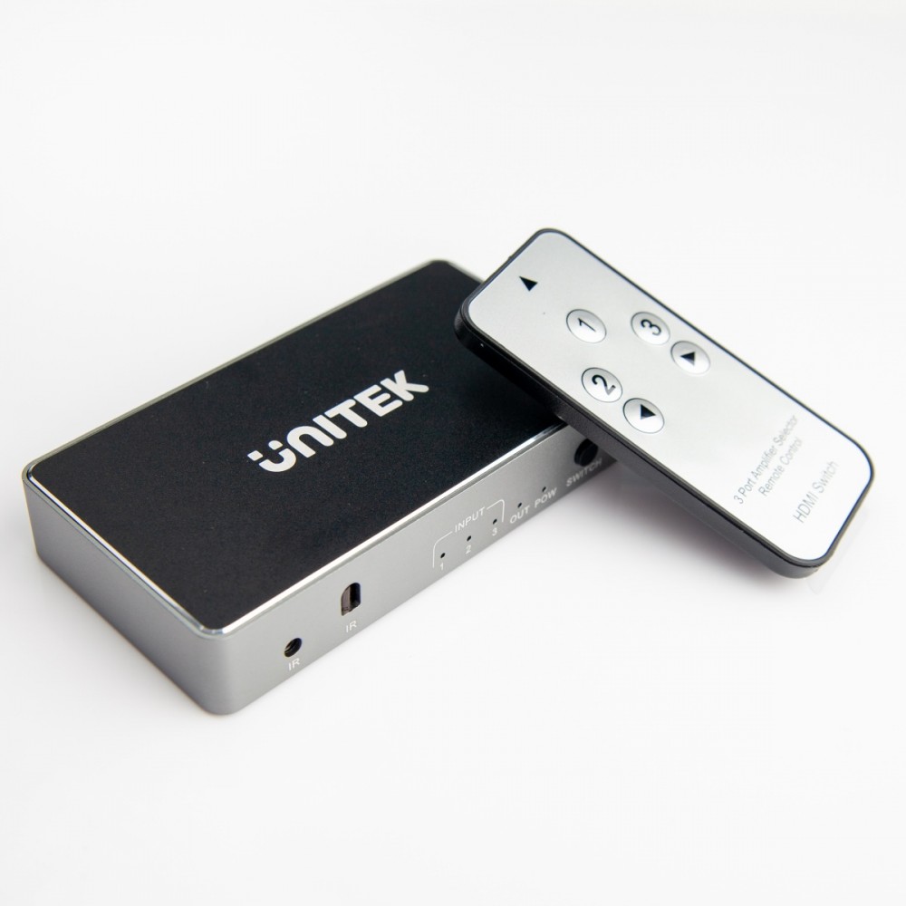 Rozdzielacz sygnału HDMI 3 IN - 1 OUT; V1111A 