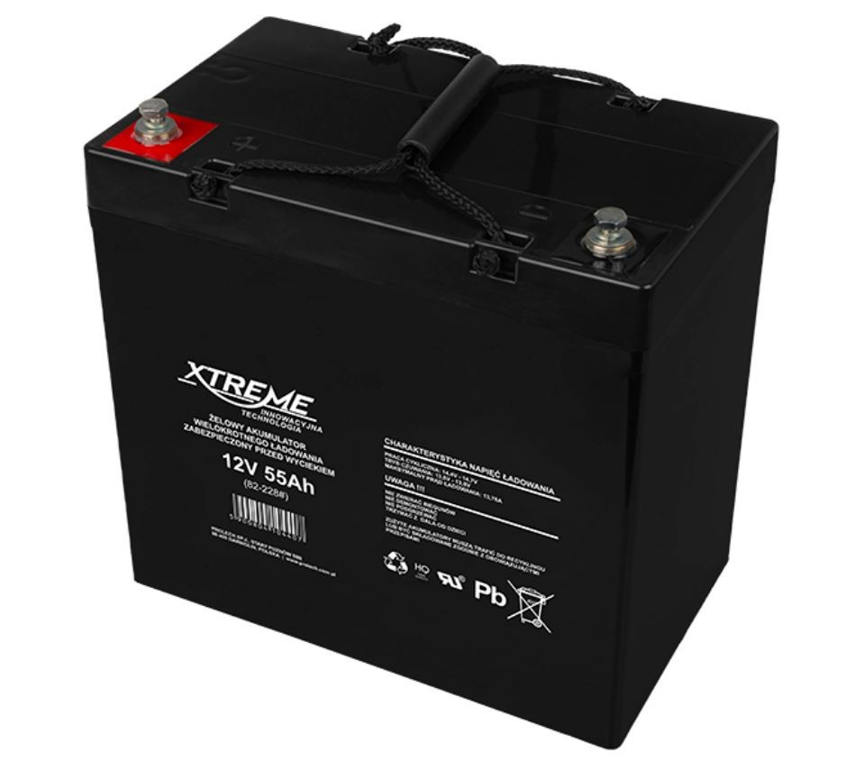 Akumulator żelowy 12V 55Ah XTREME