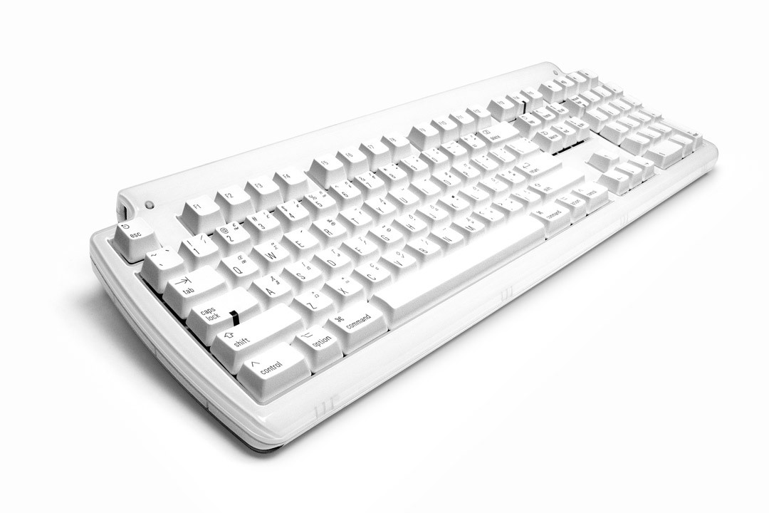 Klawiatura mechaniczna Tactile Pro Mac hub 3xUSB biała