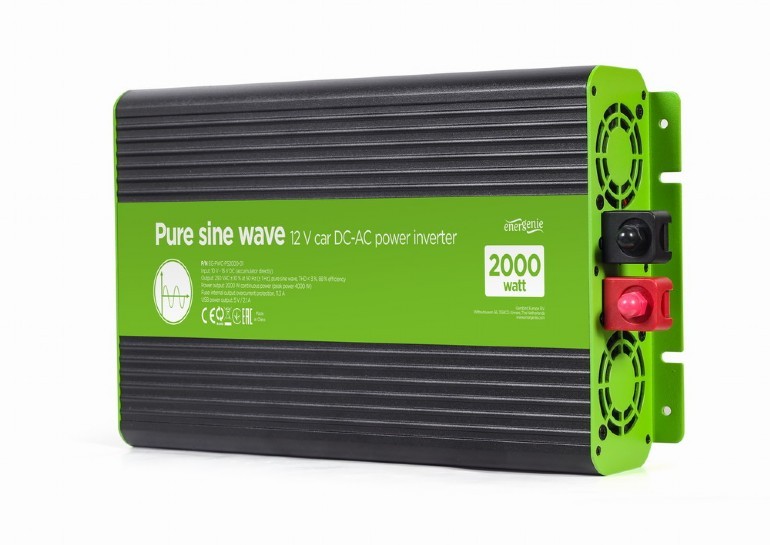 Przetwornica 12V/230V 2000W/4000W czysty sinus