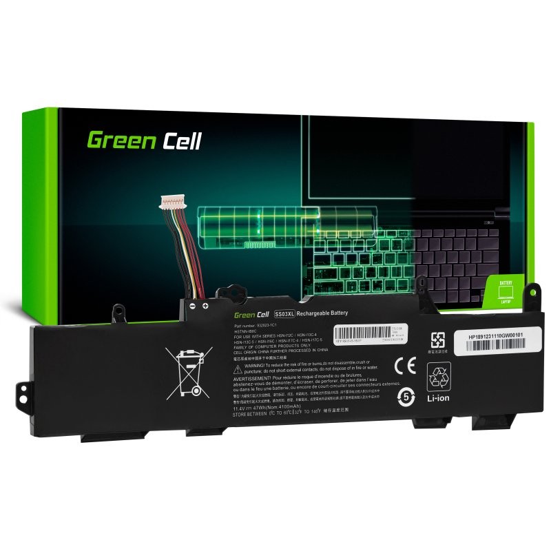 Bateria SS03XL 11,4V 4100mAh do HP EliteBook 735 830 840 G5 G6 