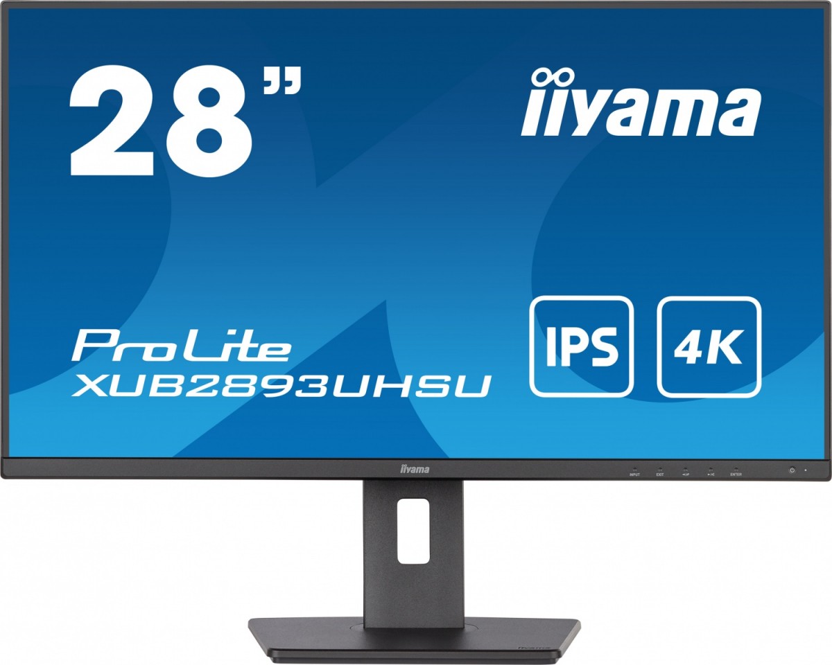 Monitor 28 cali XUB2893UHSU-B5,IPS,4K,HDMI,DP,2x2W,HAS(150mm) 