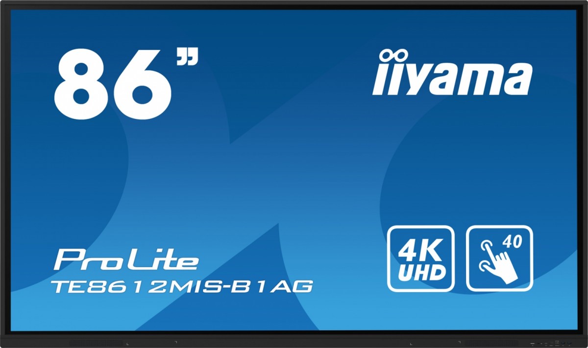 Monitor wielkoformatowy 85.6 cala TE8612MIS-B2AG INFRARED,40pkt,VA,4K,7H,WiFi 